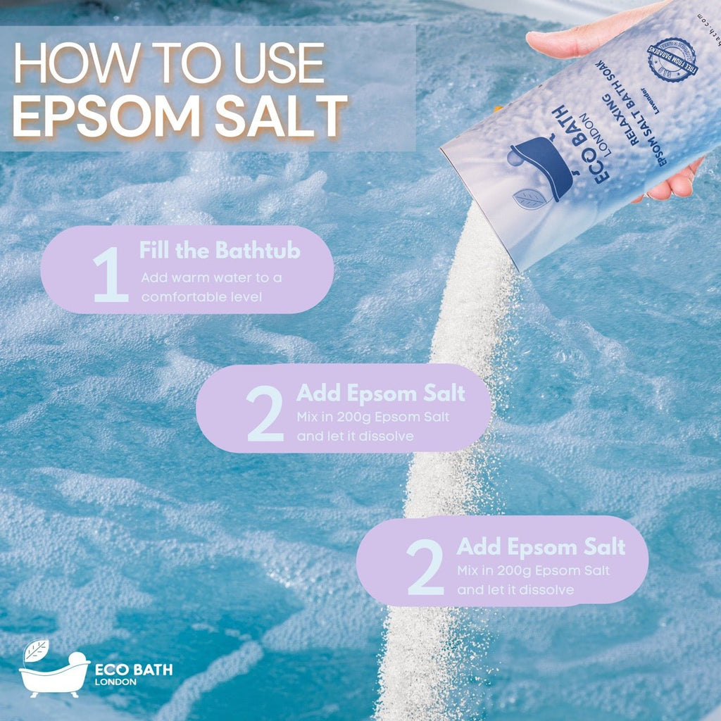 Relaxing Epsom Salt Bath Soak Tube