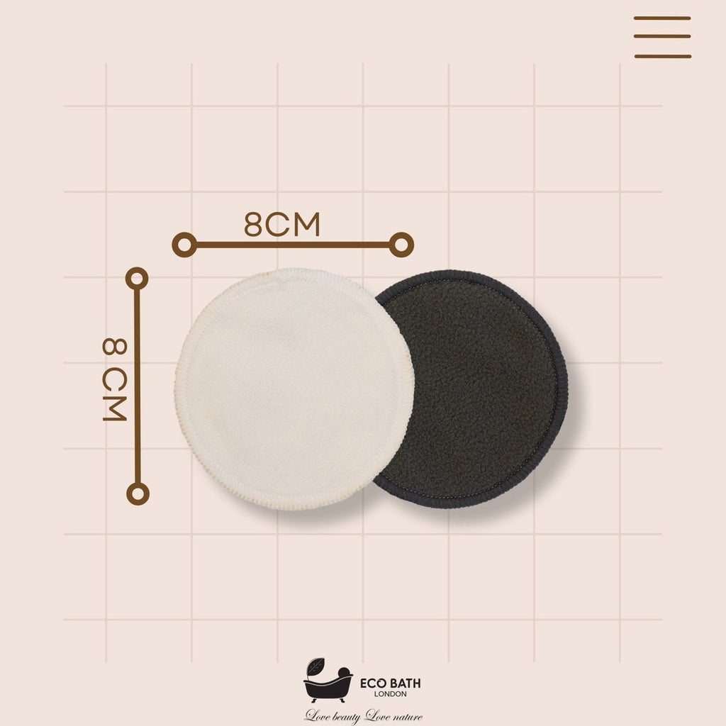 Reusable Bamboo Makeup Remover Pads Set of 12