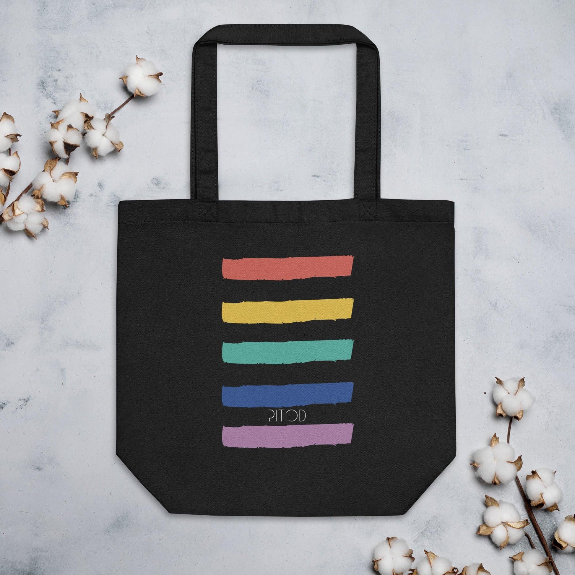 Rainbow Organic Cotton Tote Bag