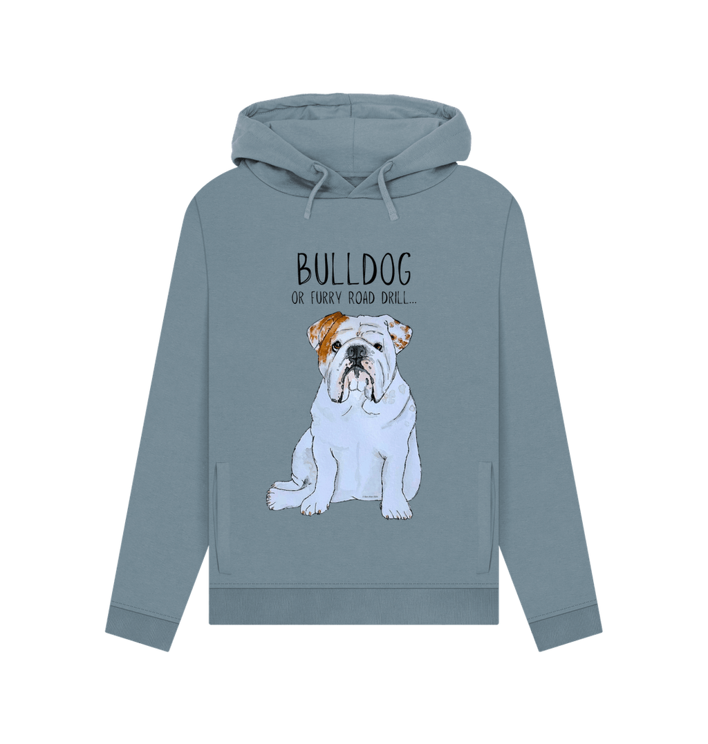 Bulldog Women's Hoodie in Soft Organic Cotton