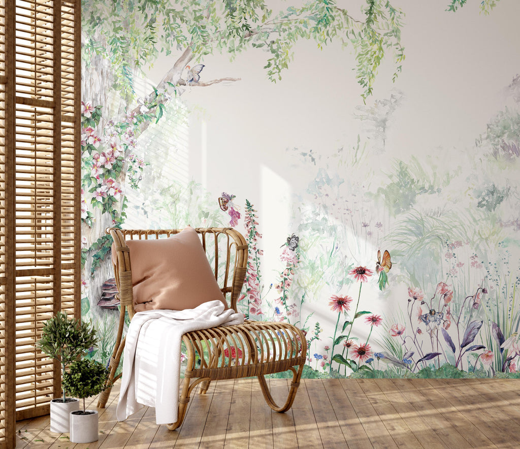 Fairy Forest Mural Wallpaper for Children