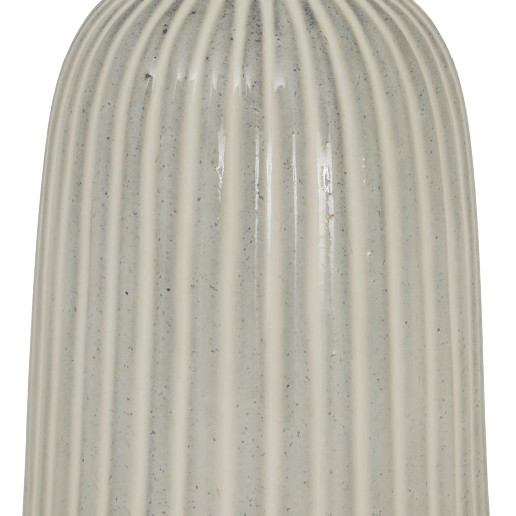 White ceramic bell vase with smooth finish, modern minimalist home decor centerpiece, 20cm height. by Sostter at brixbailey.com