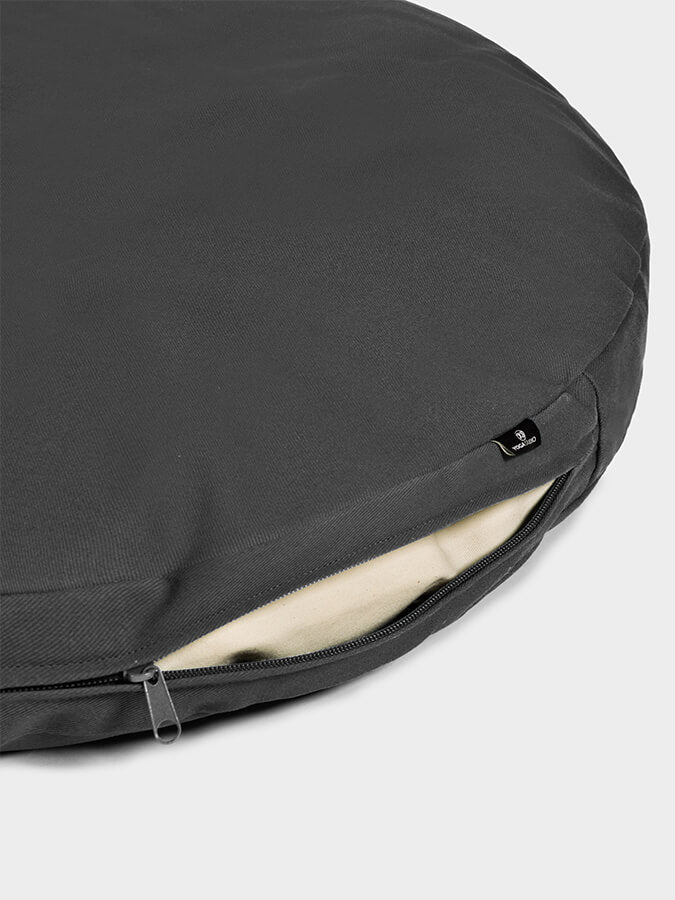 Round Organic Zabuton Meditation Cushion