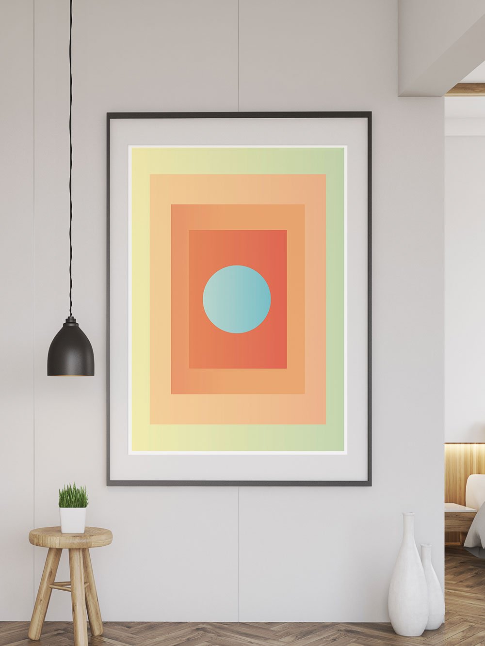 Egg Minimal Wall Art Print