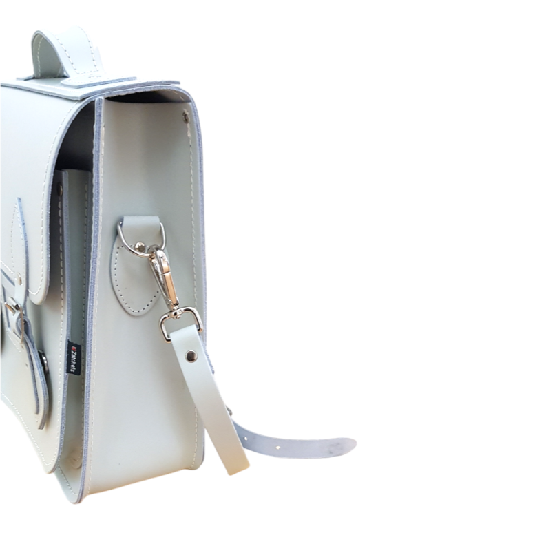 Handmade Leather City Backpack in Eggshell