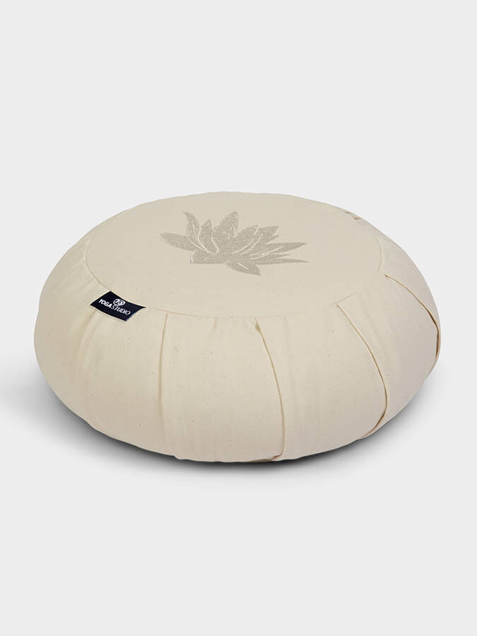 Organic Cotton Round Lotus Zafu Buckwheat Meditation Cushion