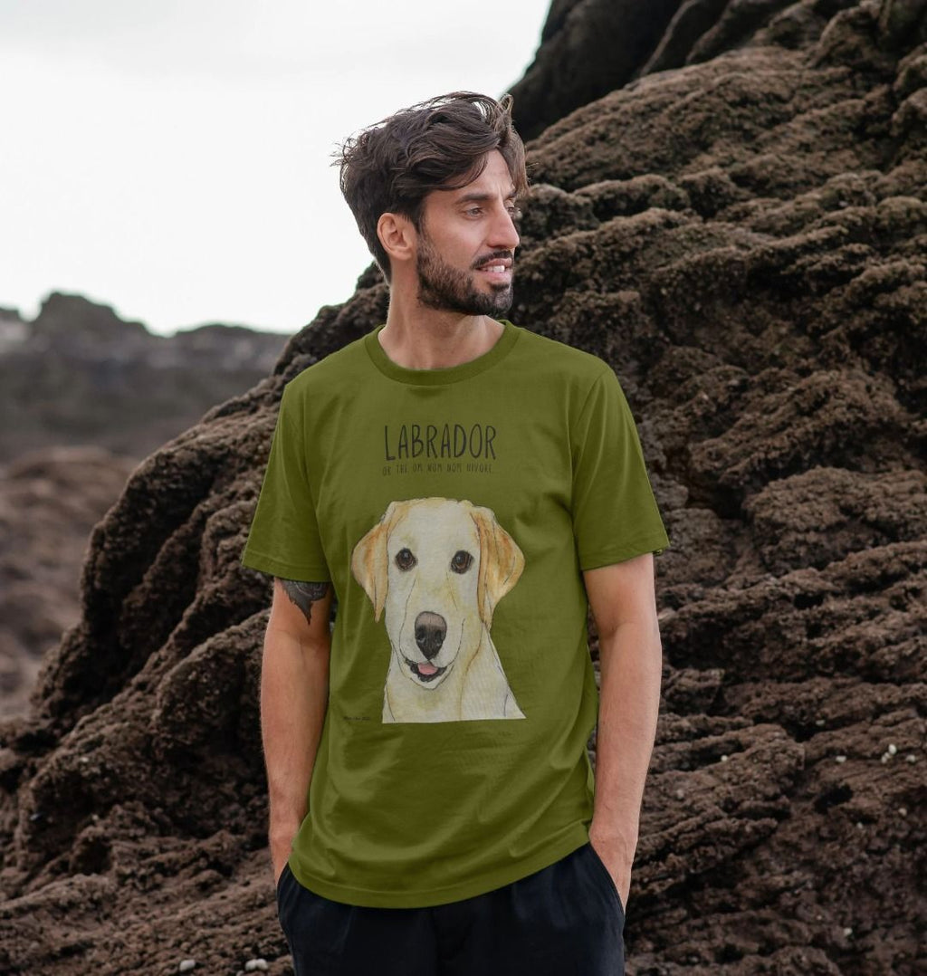 Yellow Labrador Snack Goals Men's Tee
