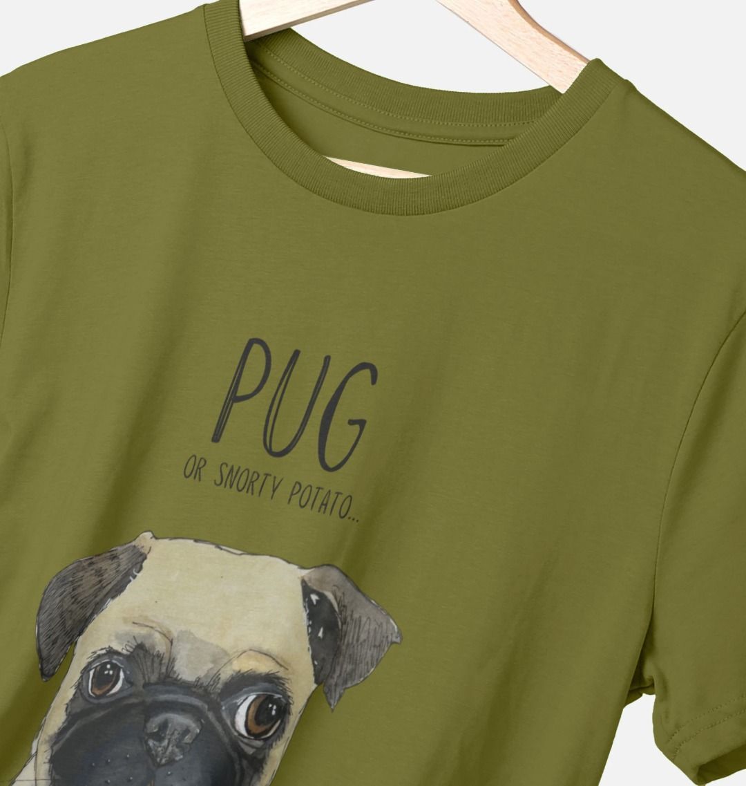 Snorty Potato Pug Men's T Shirt