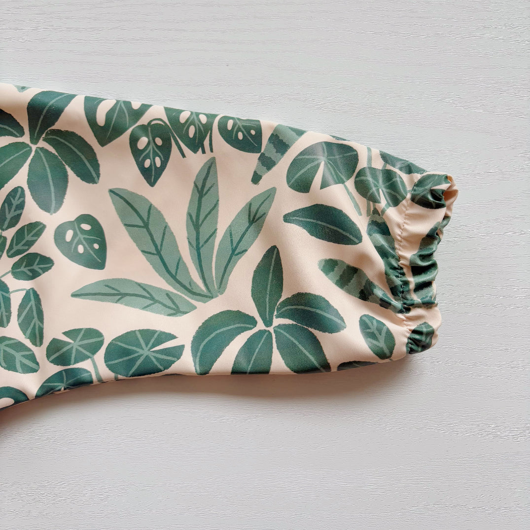 Long Sleeved Baby Bib - Houseplant Haven