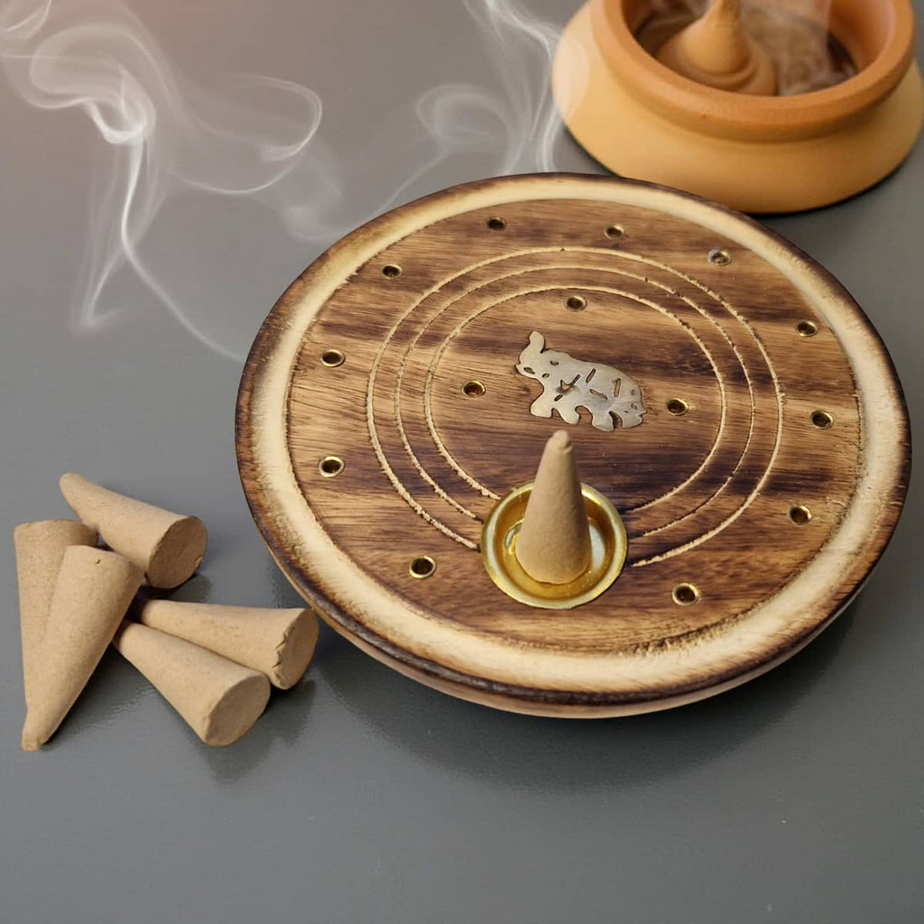 Sandalwood Incense Gift Set with Wood Burner