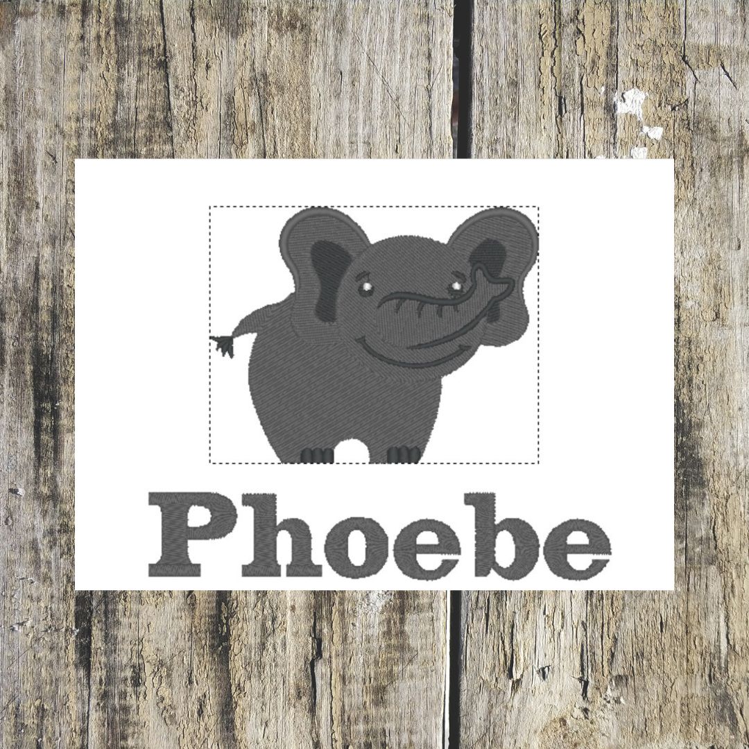 Elephant Personalised Towels in 100 Percent Cotton