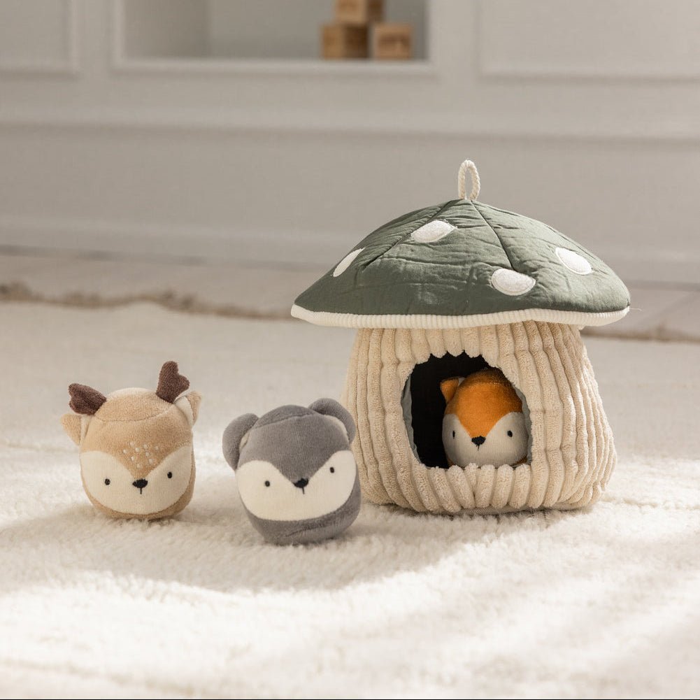 Mushroom Hide and Seek Activity Toy with Sound Effects