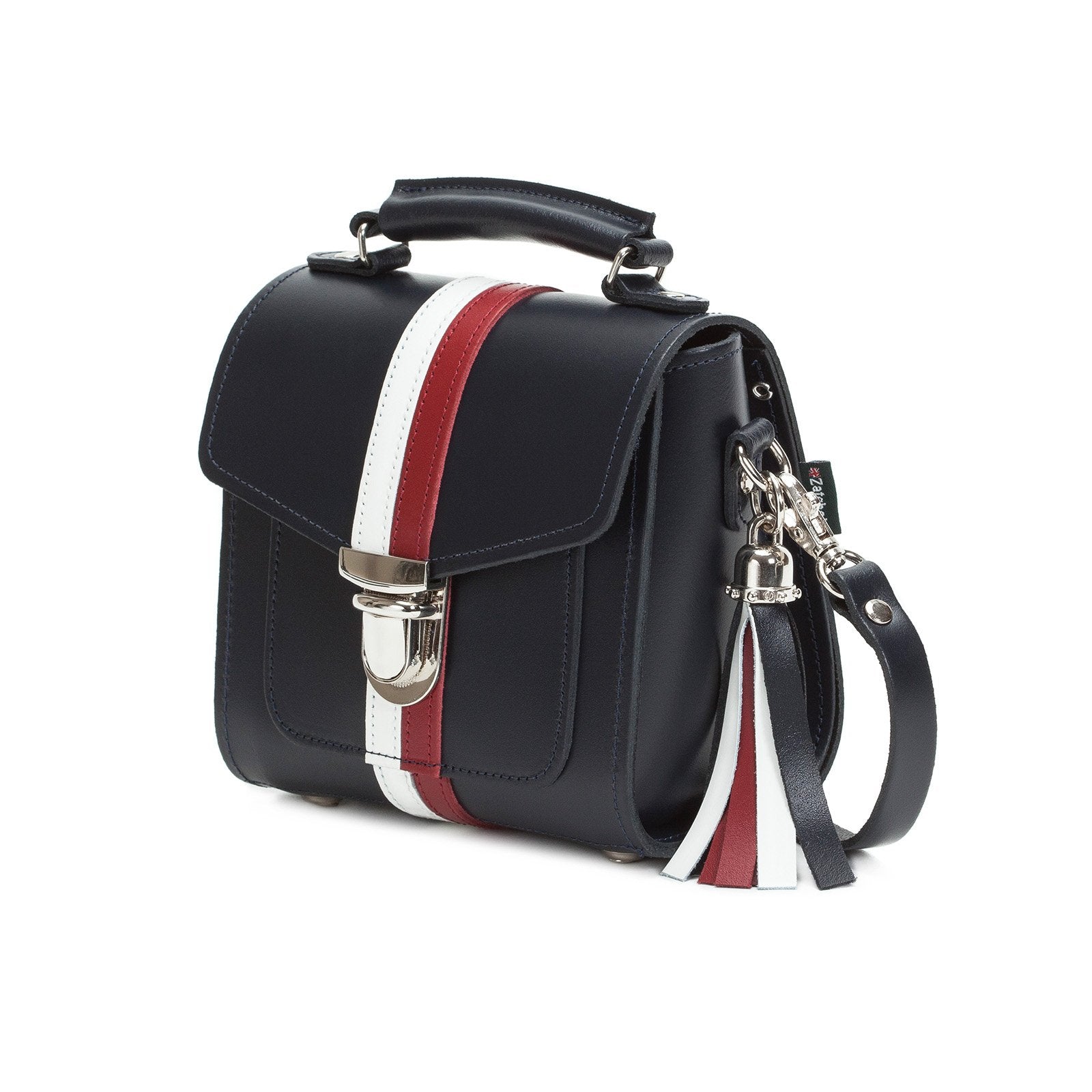 Handmade Leather Sugarcube Handbag