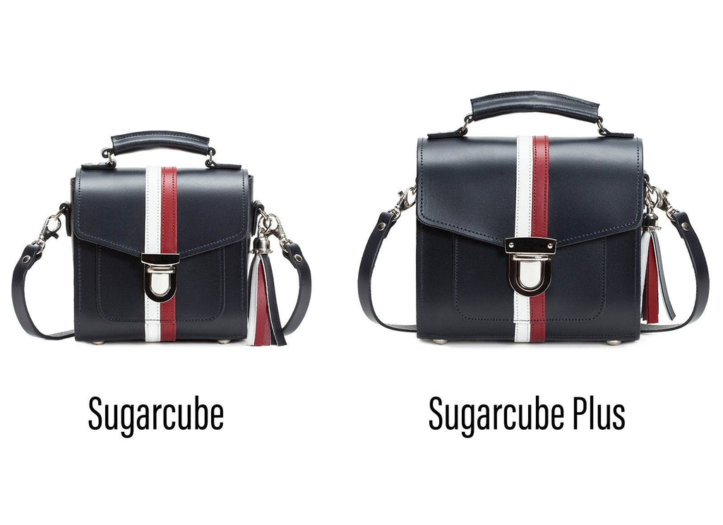 Handmade Leather Sugarcube Handbag