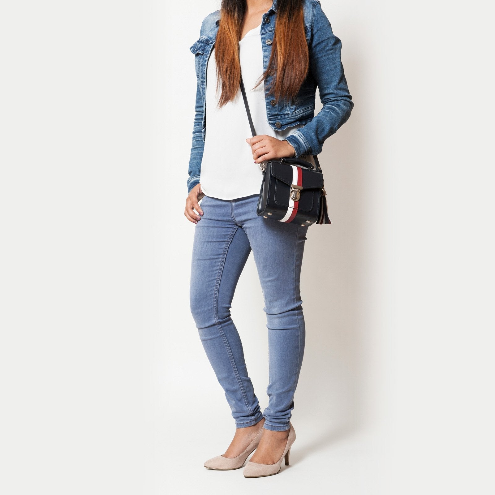 Handmade Leather Sugarcube Handbag