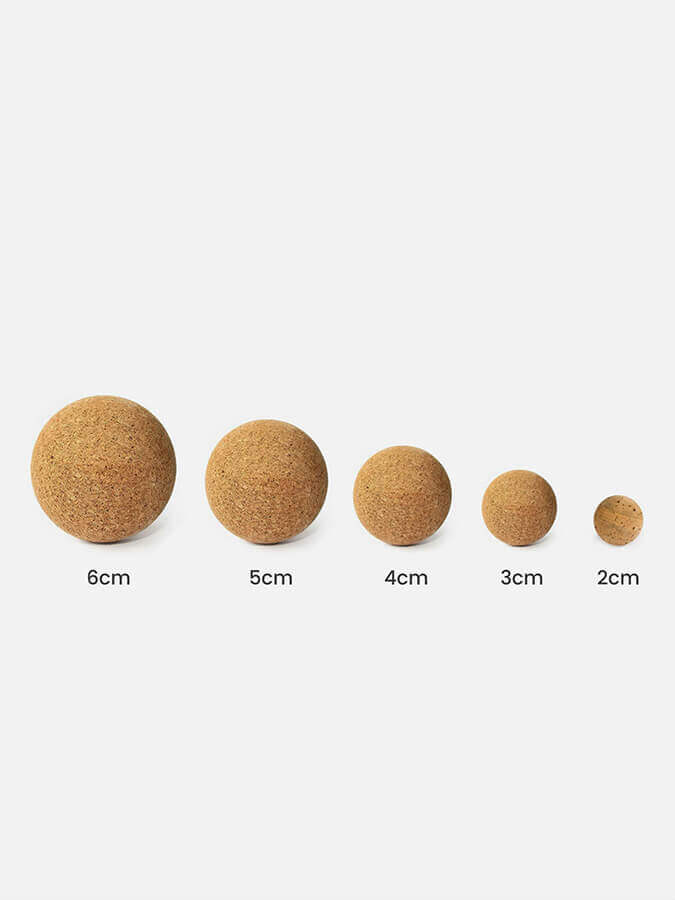 Cork Massage Balls Twin Pack