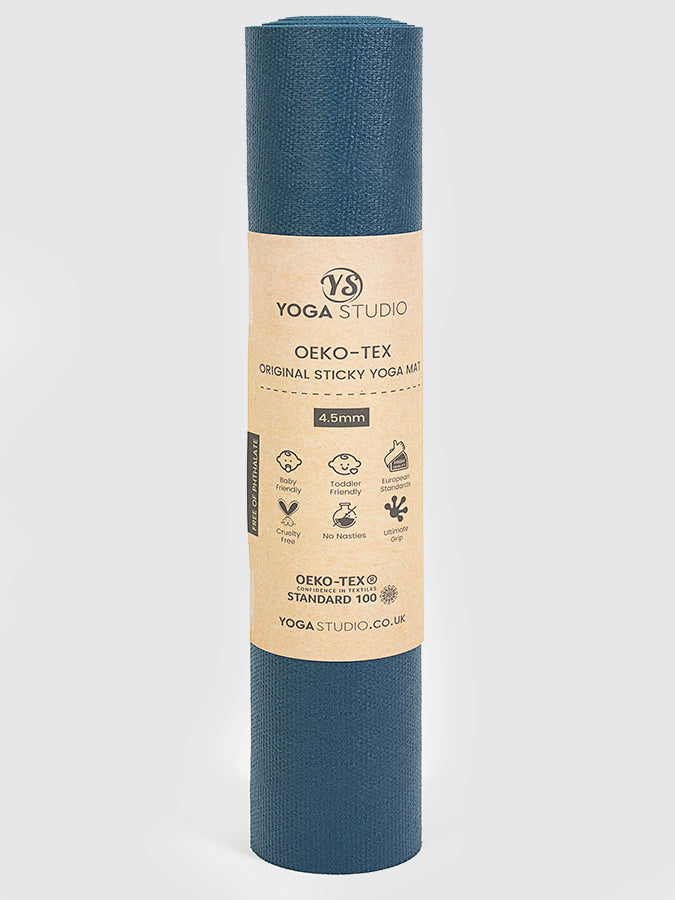 Long and Wide Yoga Mat 4.5mm Non-Slip Cushioned