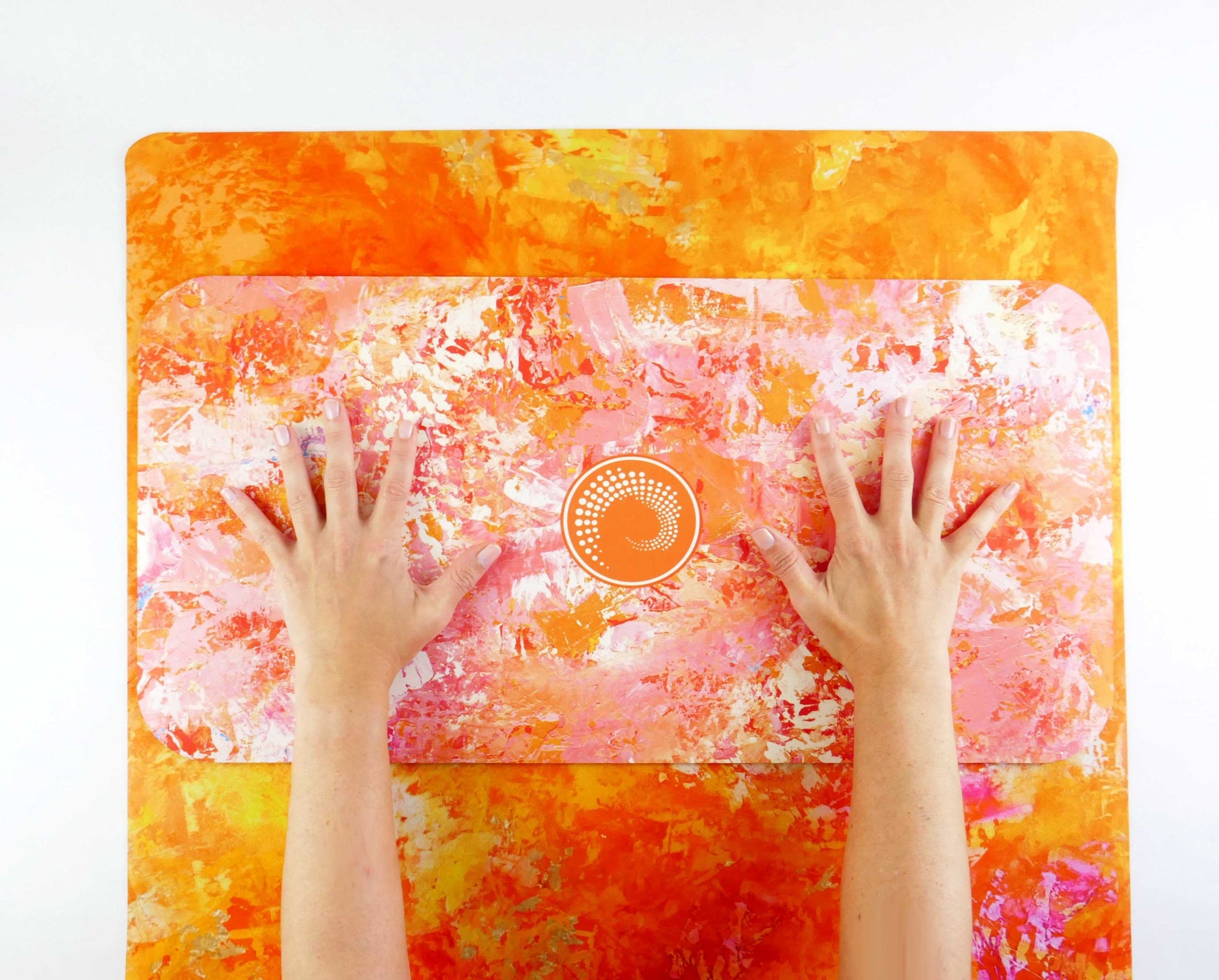 Yoga Pad Mini Mat for Hands Knees and Meditation