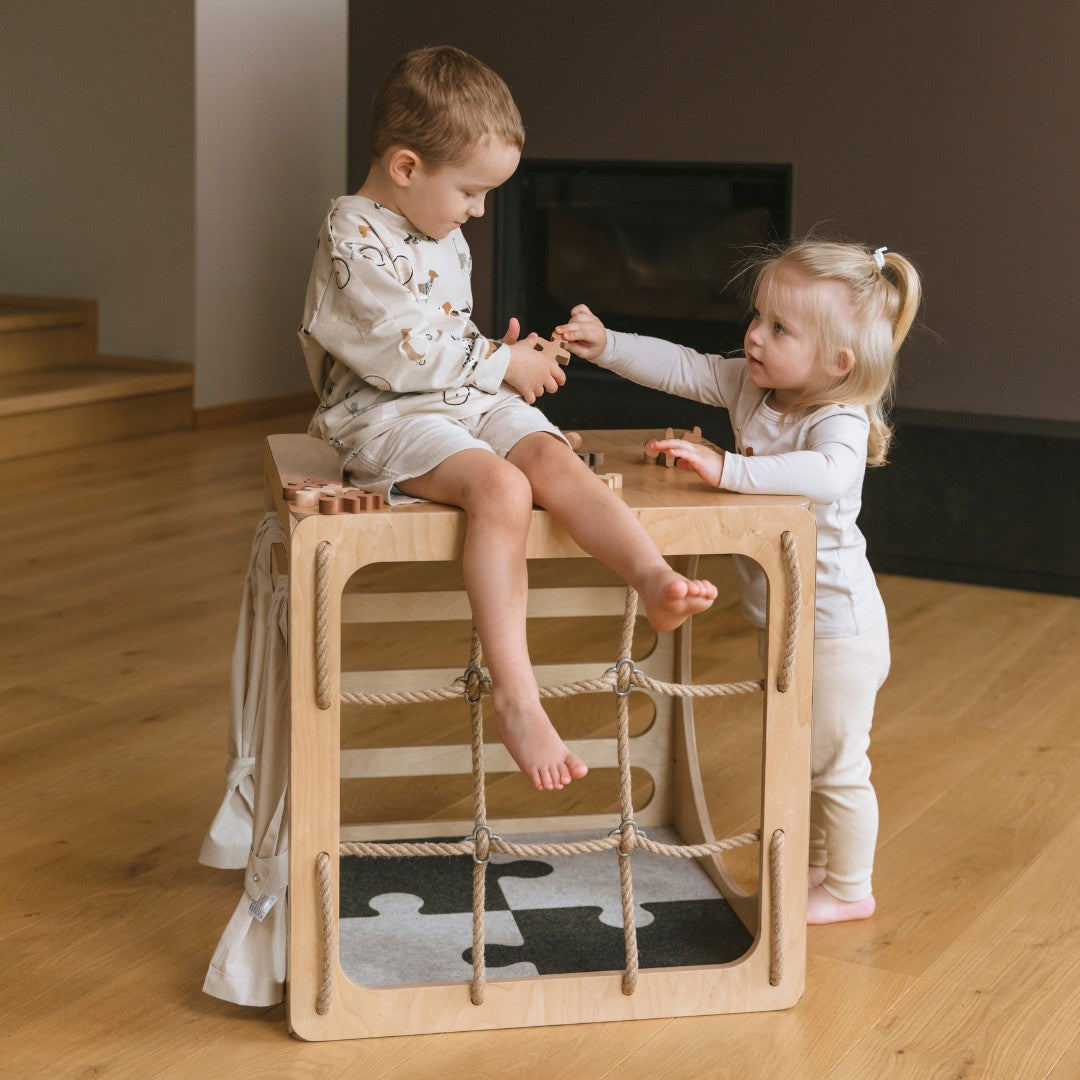 Felt Puzzle Playmat for Endless Adventures - Handmade, Eco-Friendly & Child-Safe by Ette Tete at www.brixbailey.com