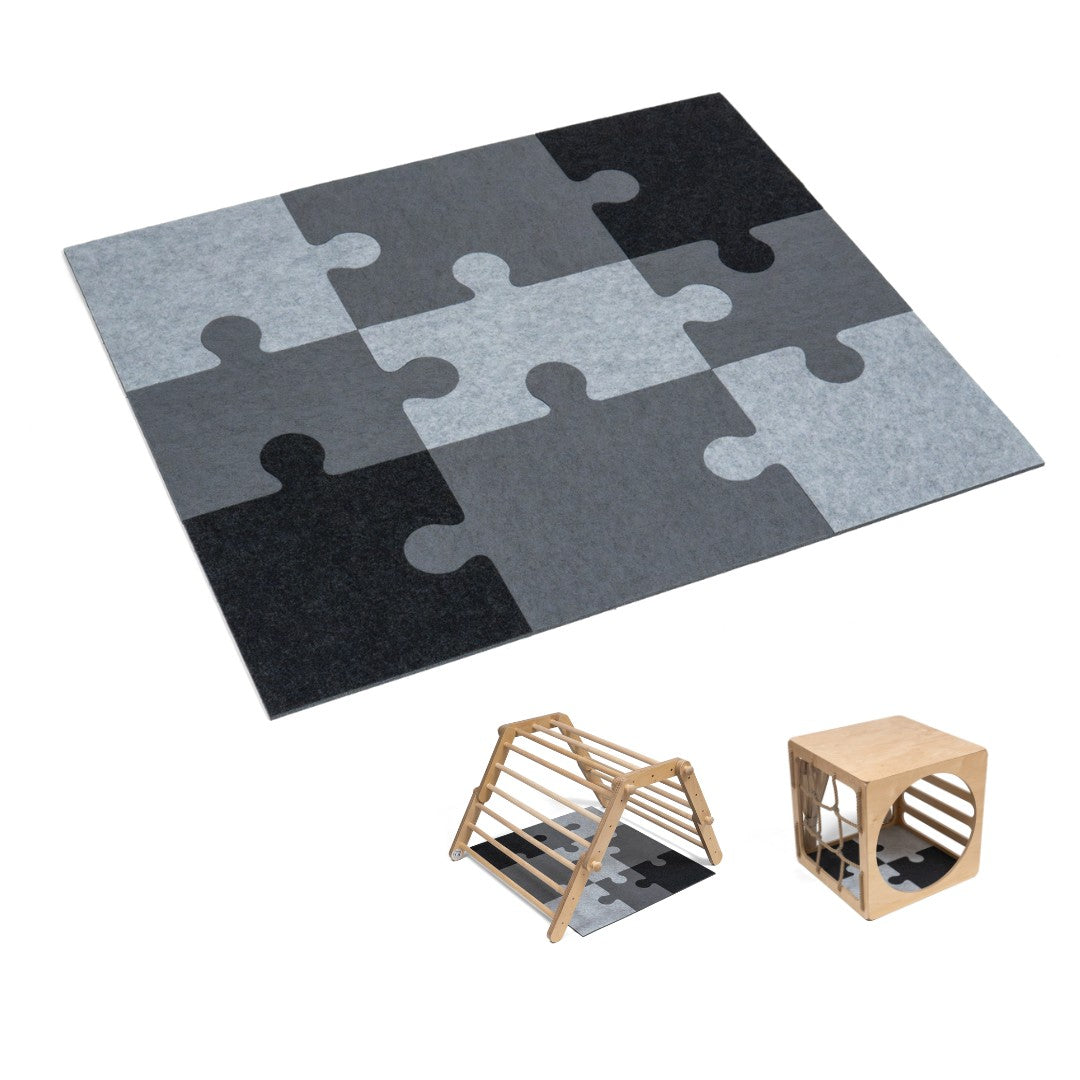 Felt Puzzle Playmat for Kids - Handmade, Eco-Friendly & Safe for All Ages by Ette Tete at www.brixbailey.com