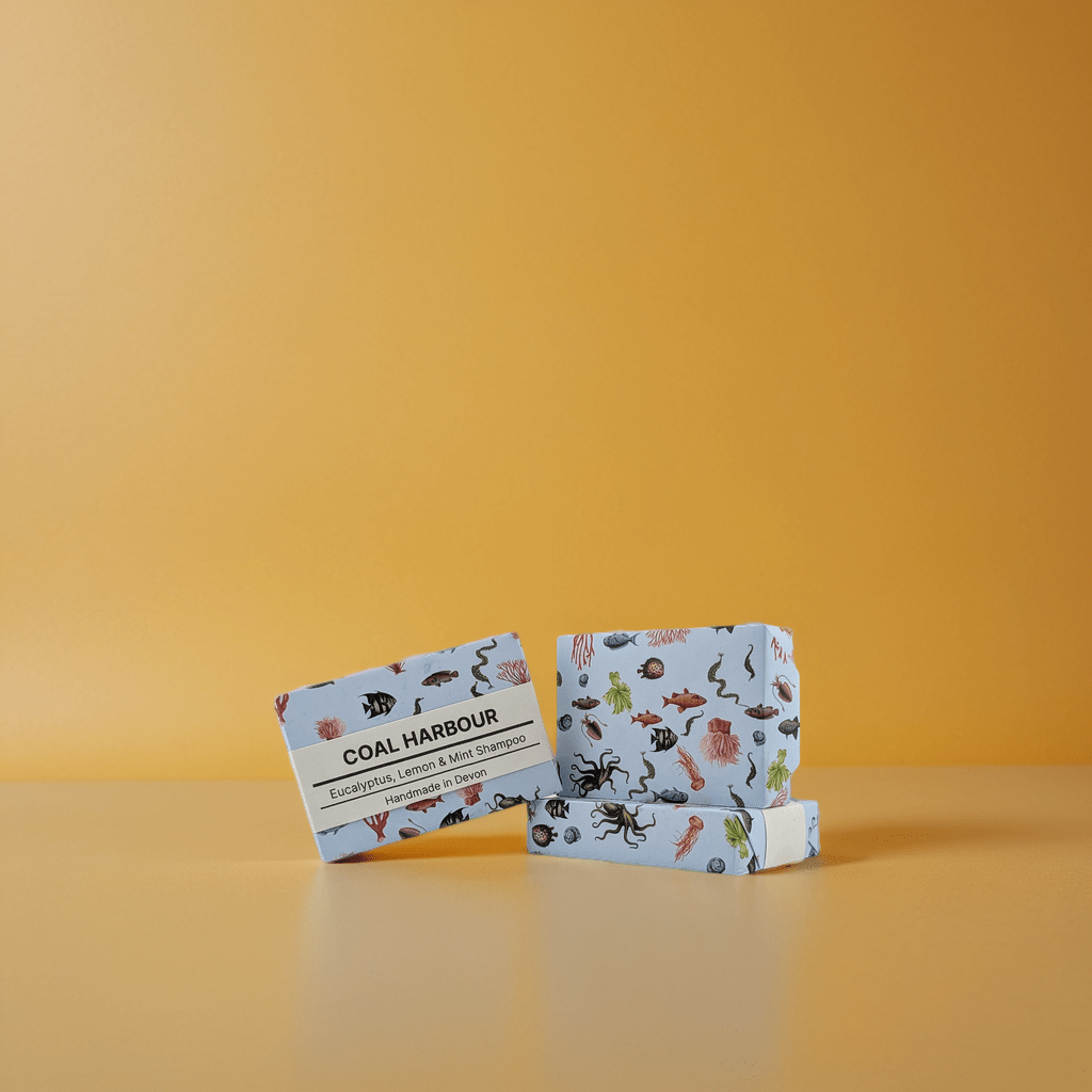 Eucalyptus Lemon and Mint Solid Shampoo Bar 100g