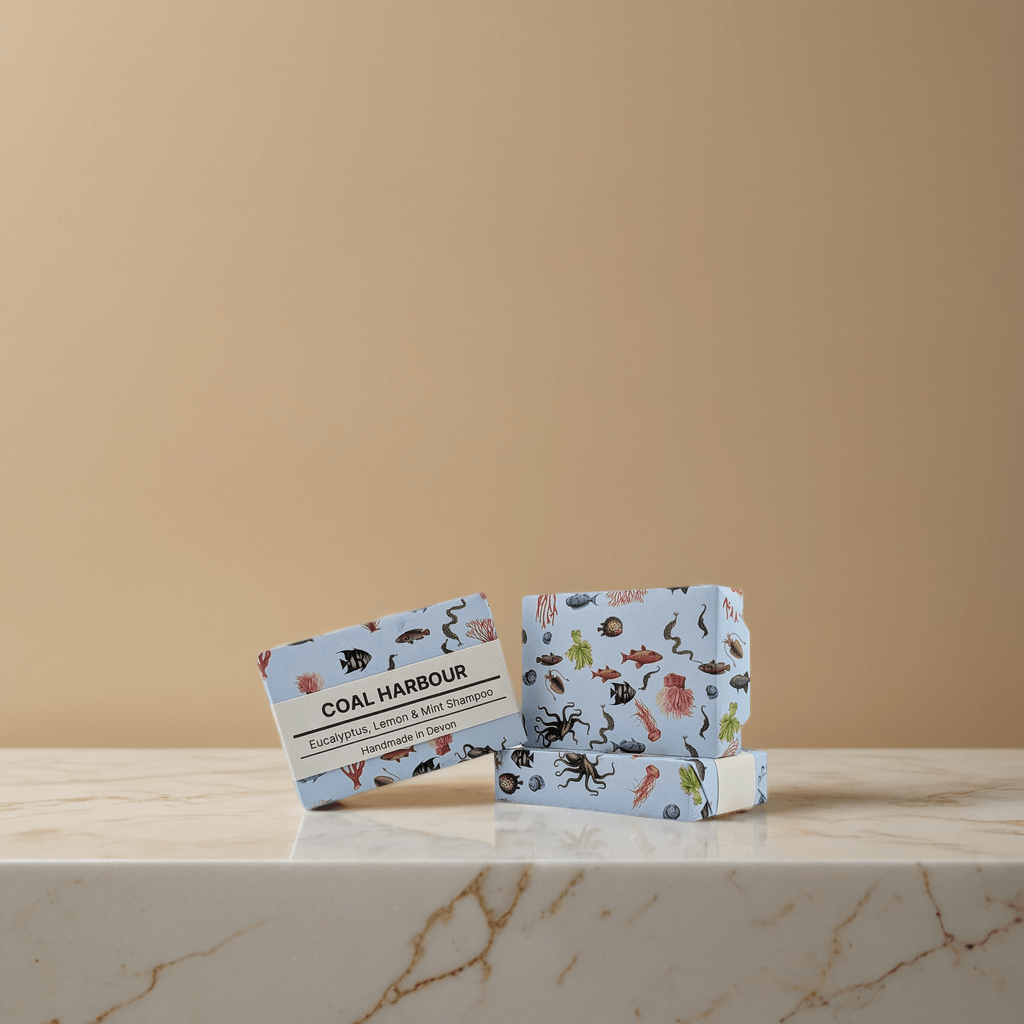Eucalyptus Lemon and Mint Solid Shampoo Bar 100g