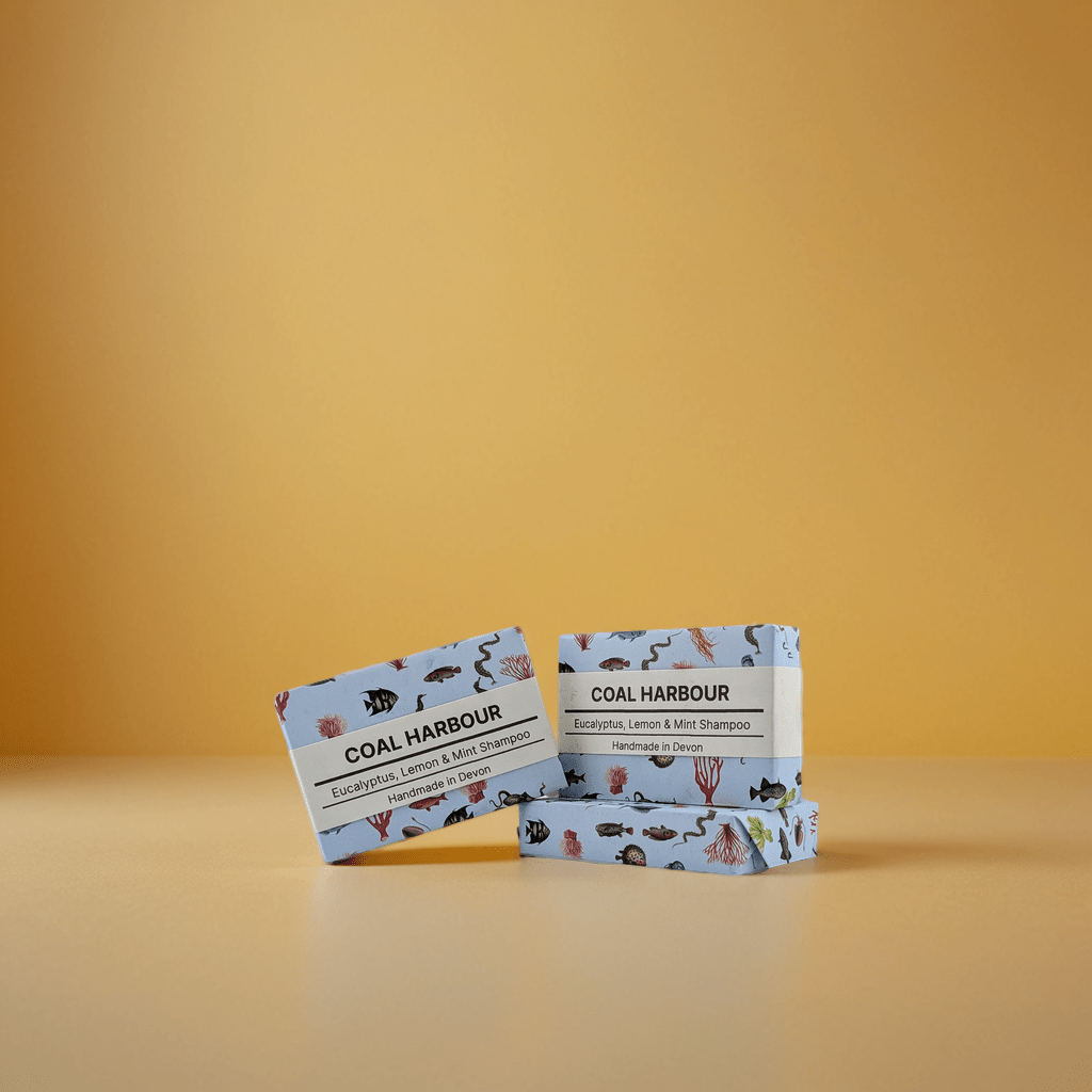 Eucalyptus Lemon and Mint Solid Shampoo Bar 100g