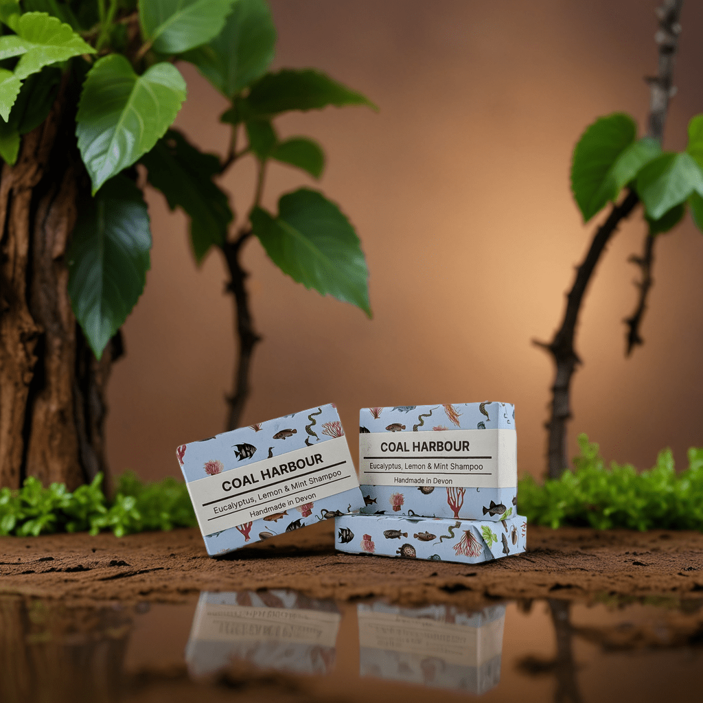 Eucalyptus Lemon and Mint Solid Shampoo Bar 100g