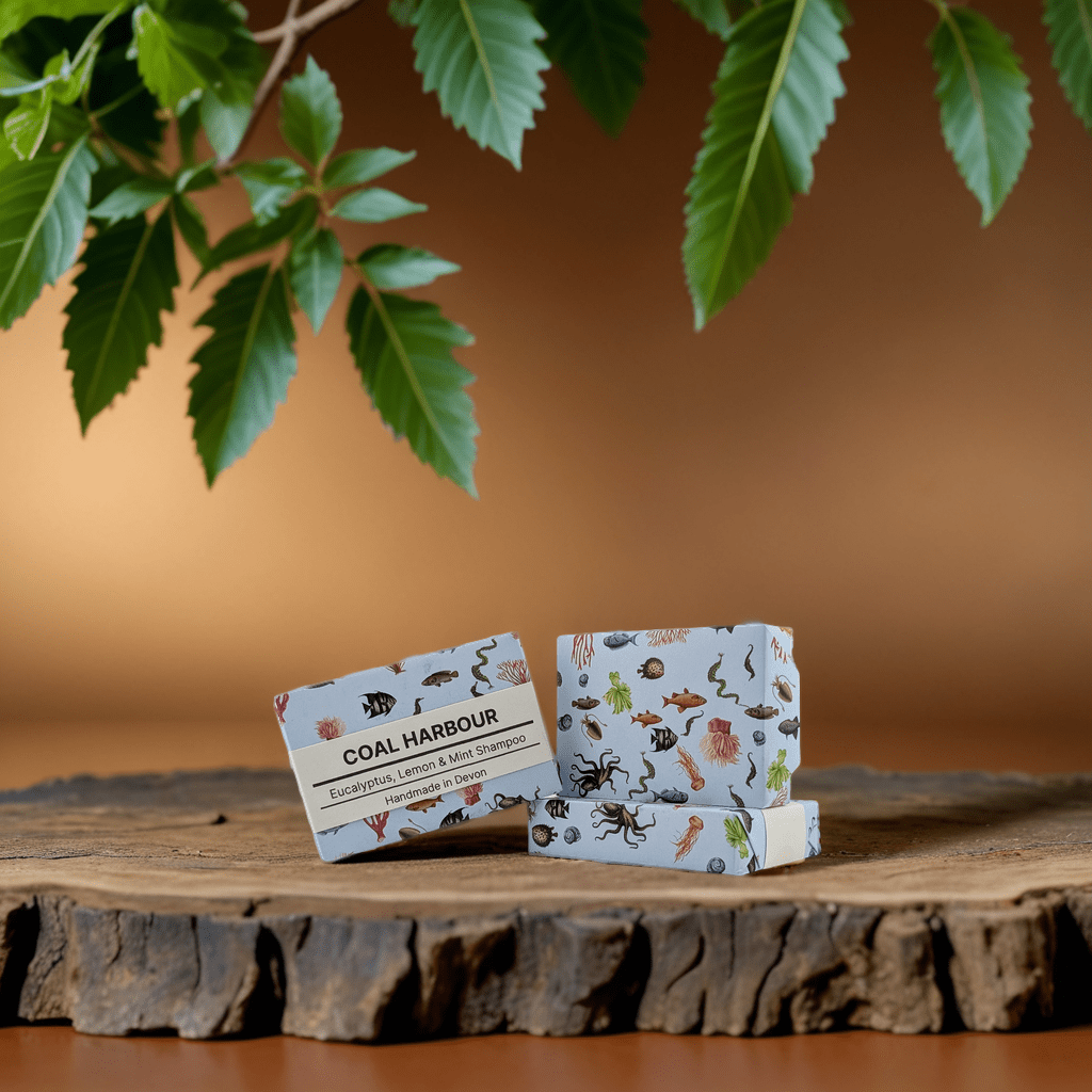 Eucalyptus Lemon and Mint Solid Shampoo Bar 100g