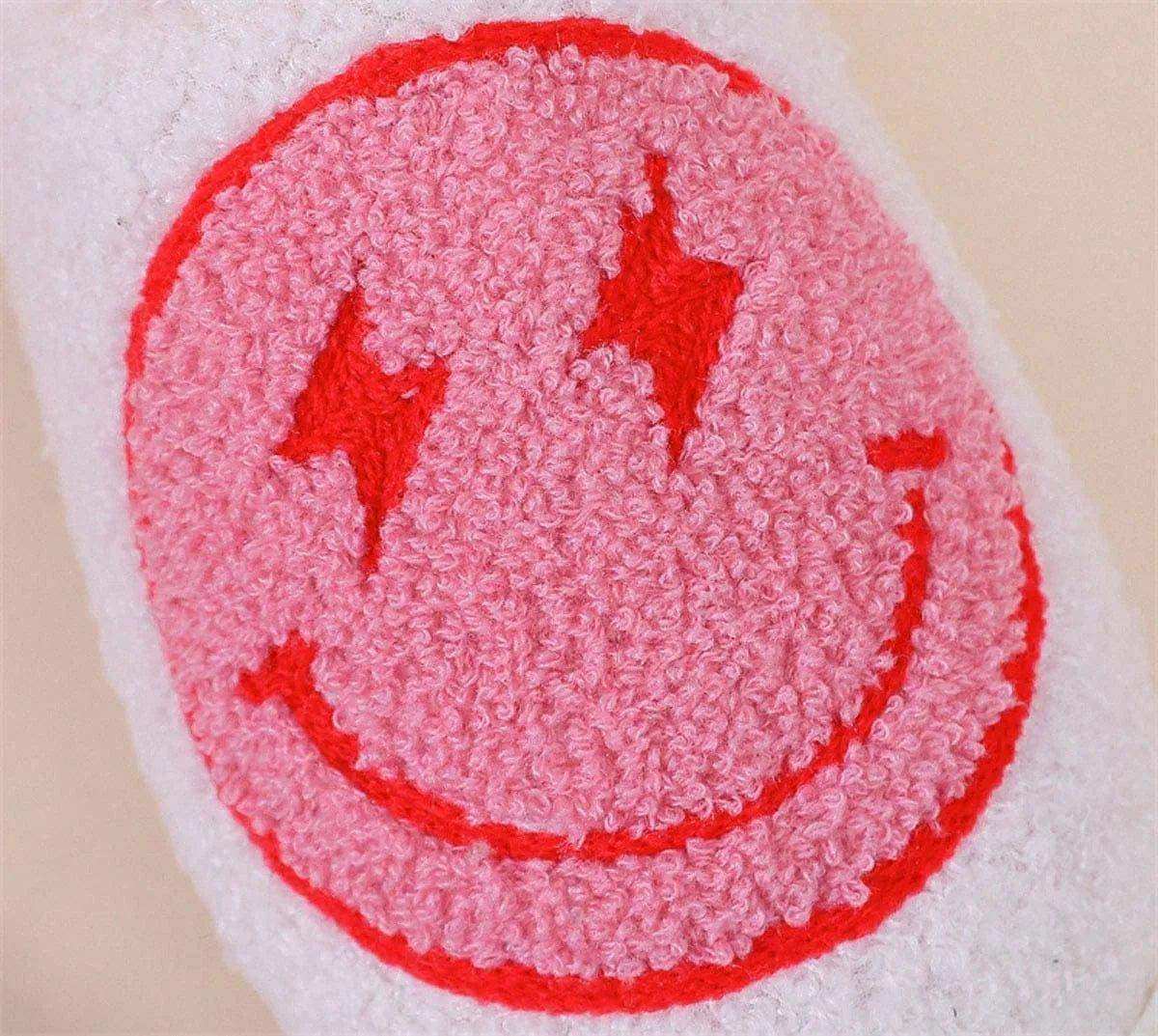 Smiley Face Slippers with Lightning Eyes