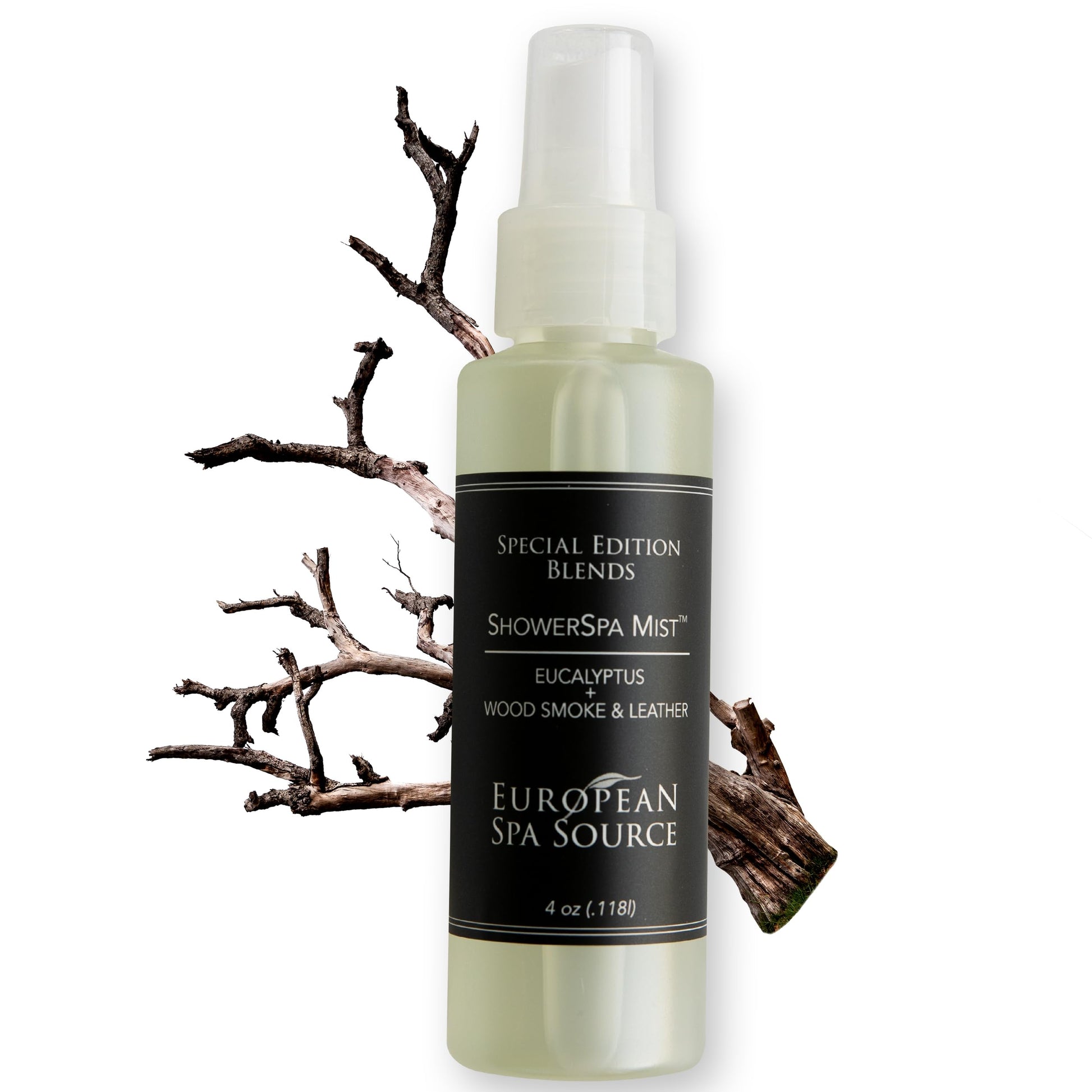 Eucalyptus Wood Smoke and Leather Shower Spa Mist Limited Edition