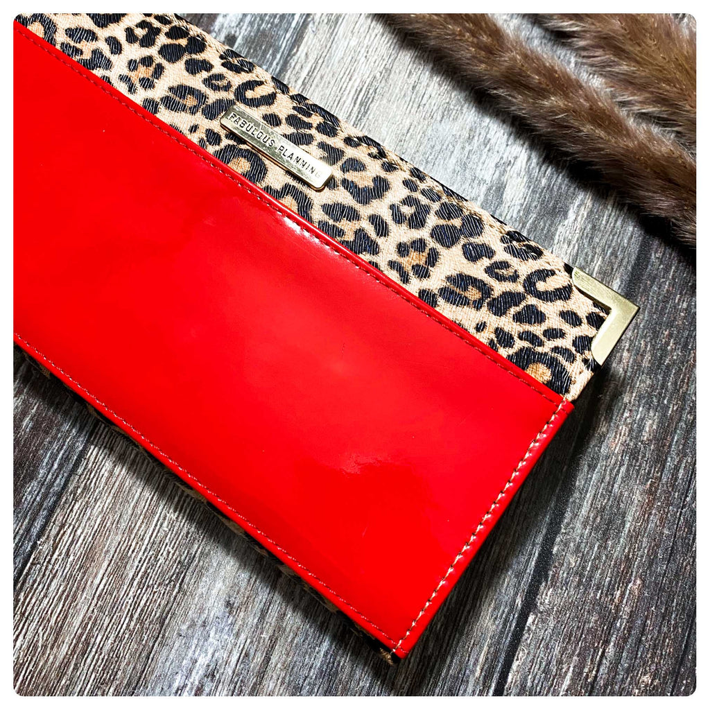 Leopard Continental Purse in Vegan Leather