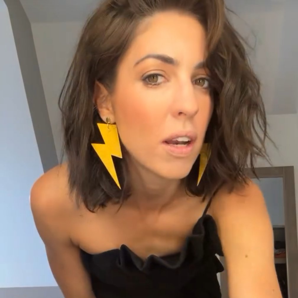 Extra Large Leopard Print Lightning Bolt Earrings