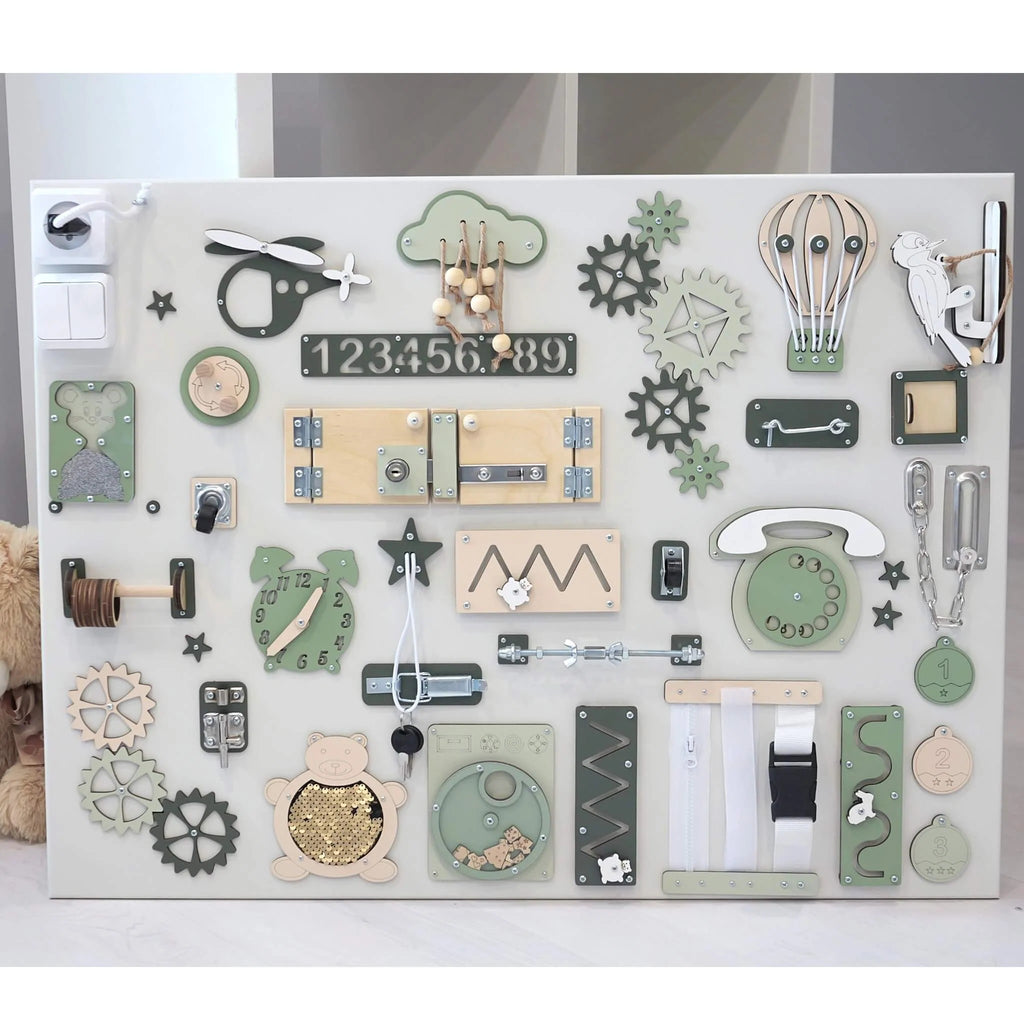 Extra large Montessori sensory busy board (60×80 cm)