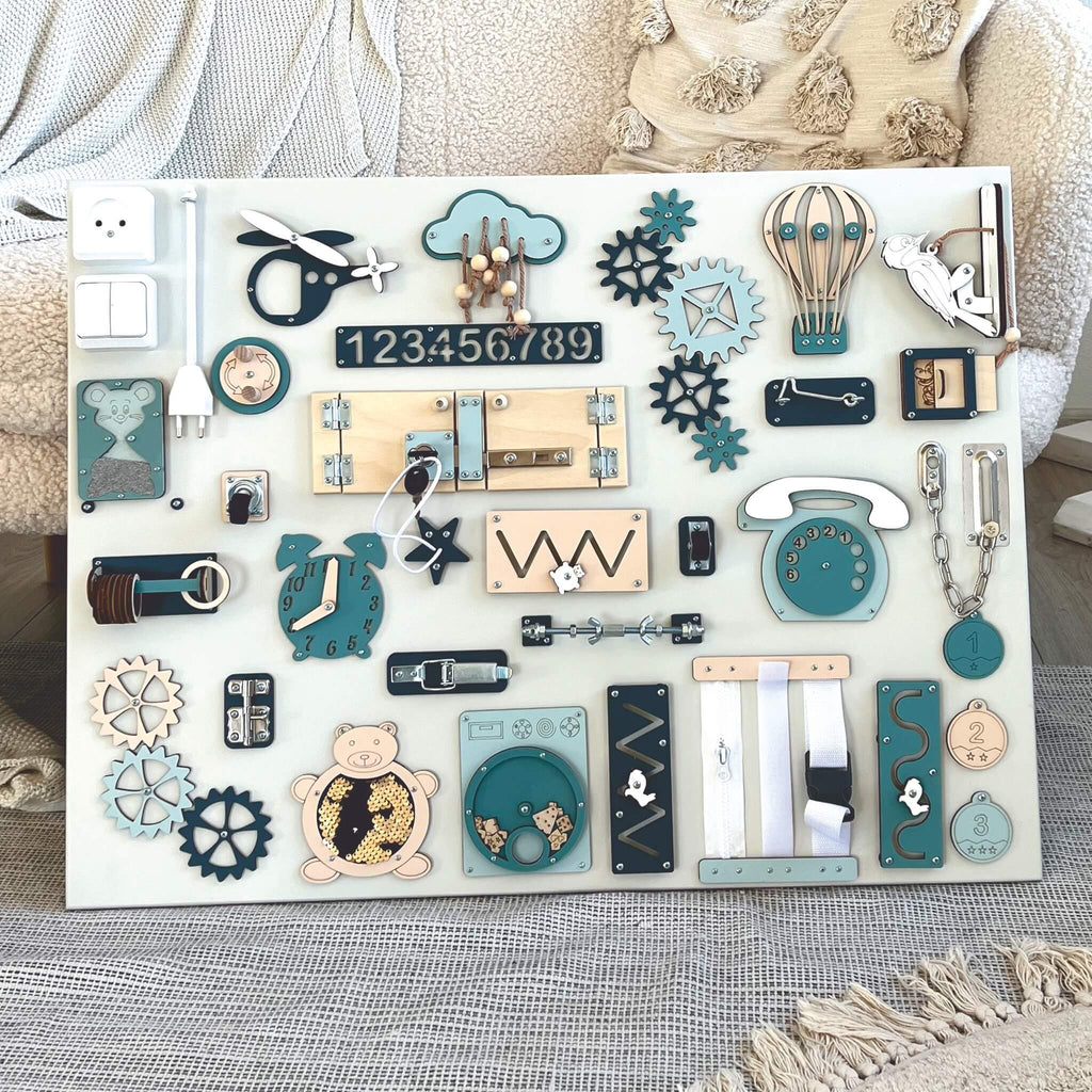 Extra large Montessori sensory busy board (60×80 cm)