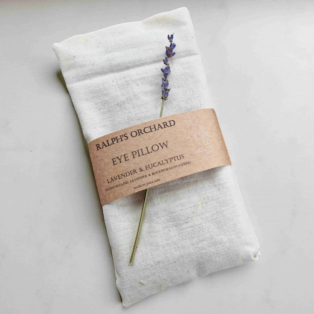 Organic Lavender Eye Pillow for Sleep and Relaxation
