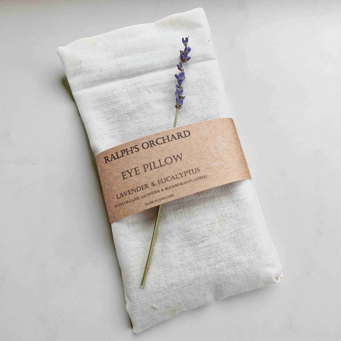 Organic Lavender Eye Pillow for Sleep and Relaxation