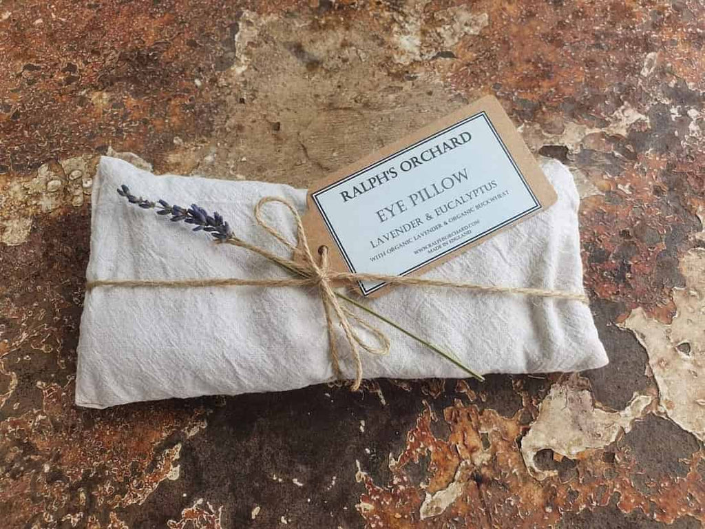 Organic Lavender Eye Pillow for Sleep and Relaxation