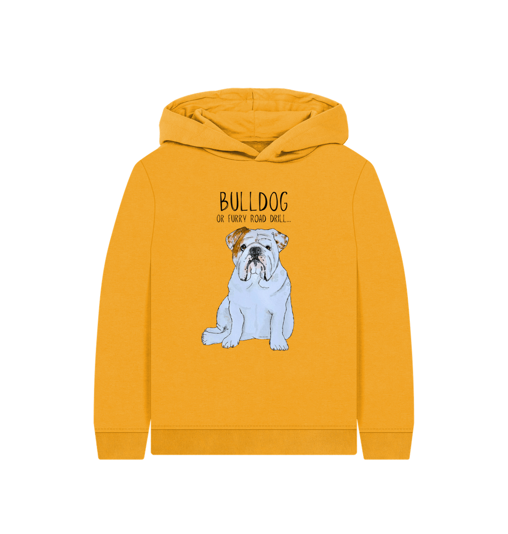 Kids Bulldog Hoodie in Organic Cotton