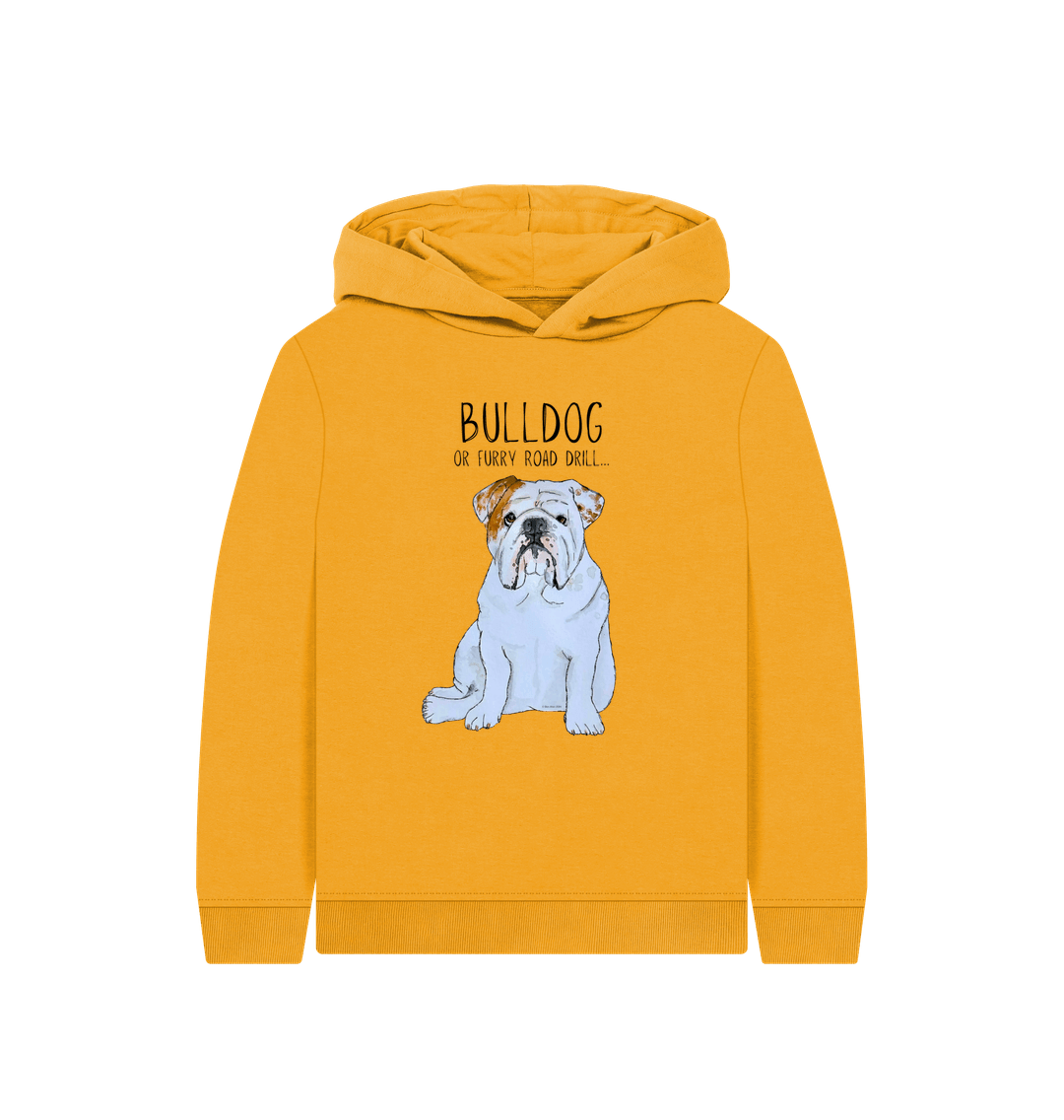 Kids Bulldog Hoodie in Organic Cotton