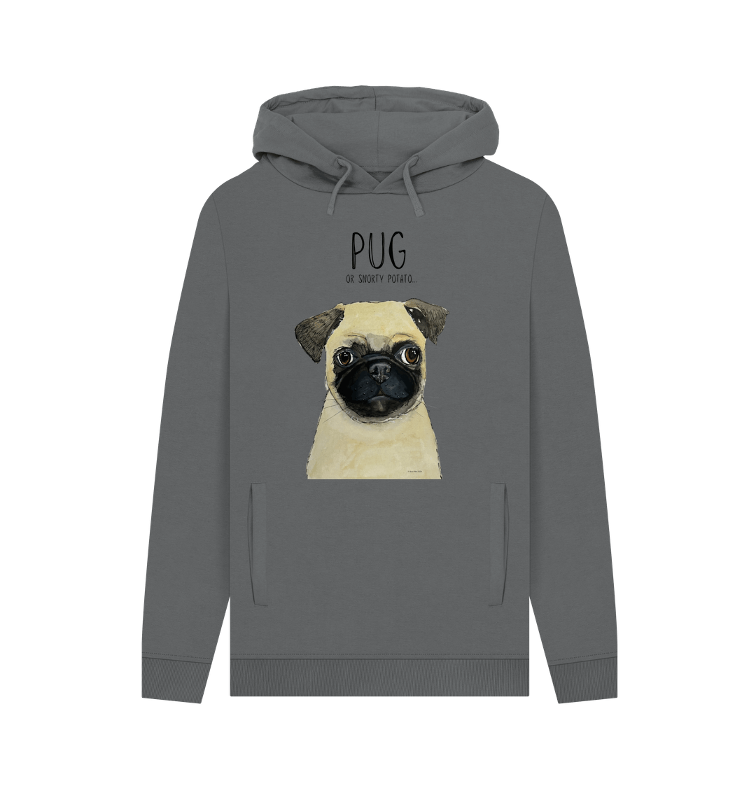 Snorty Potato Men's Hoodie Cozy Funny Pug