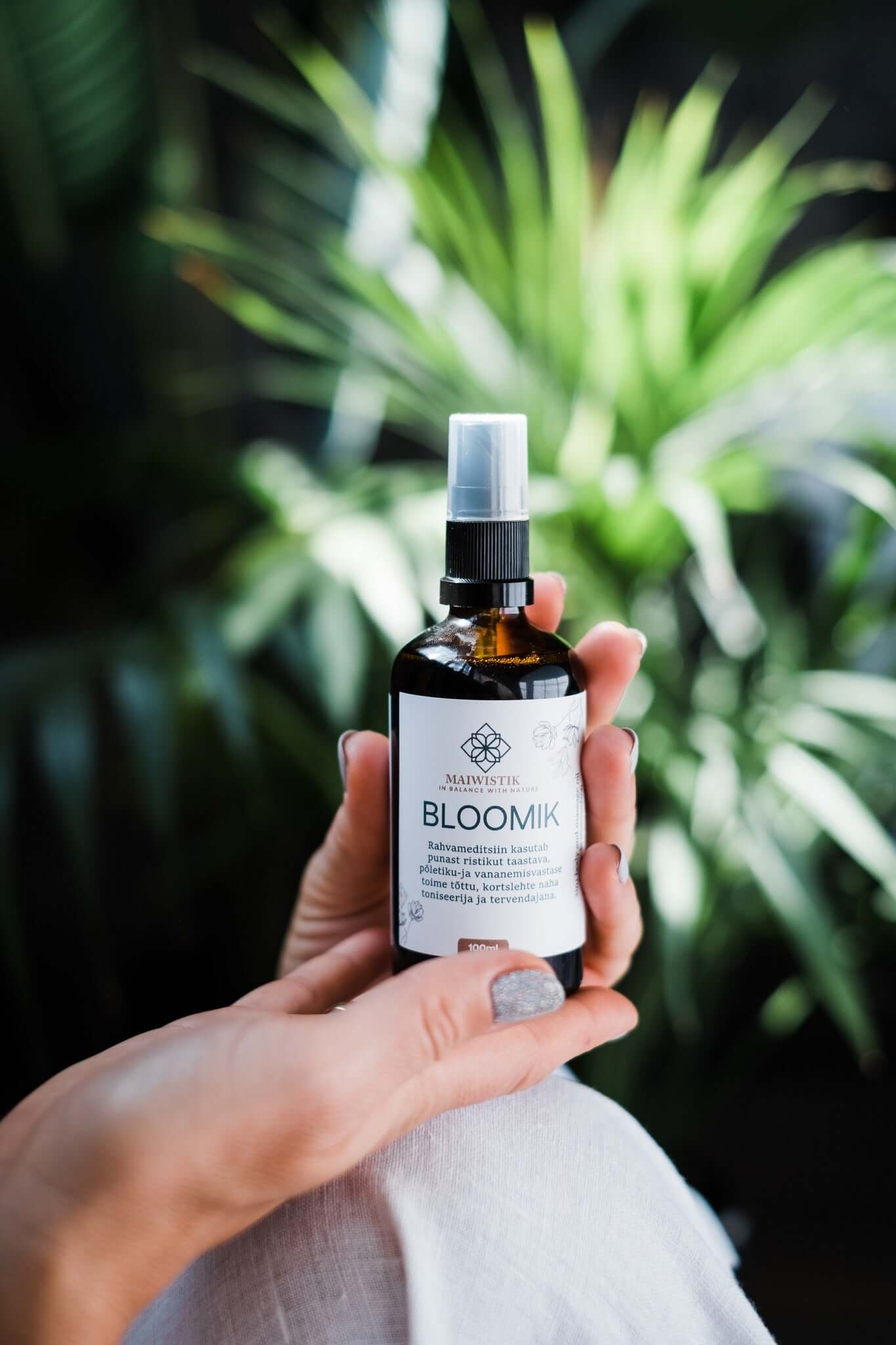 Bloomik Herbal 2in1 Body & Massage Oil – Natural Skincare by MaiWistik at www.brixbailey.com