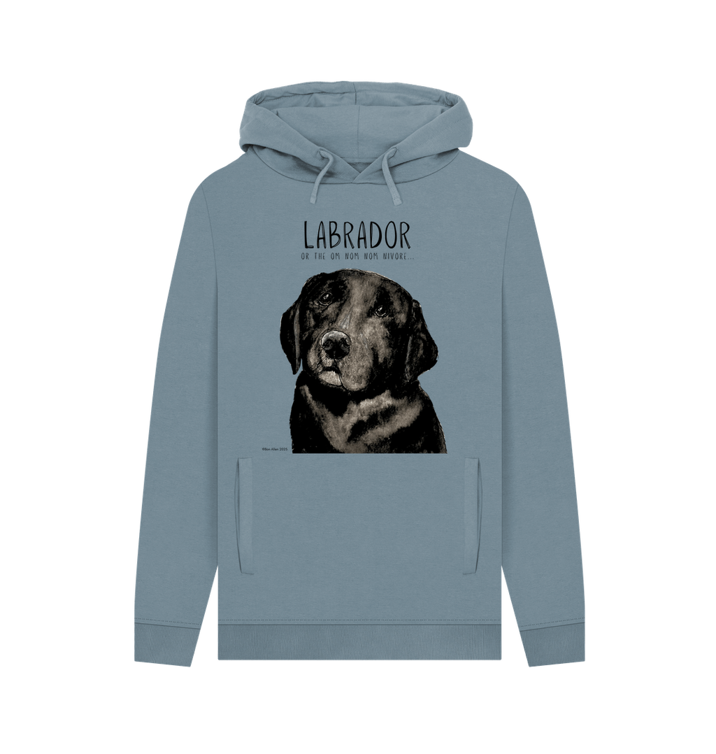 Snack Sensei Hoodie with Black Labrador Print