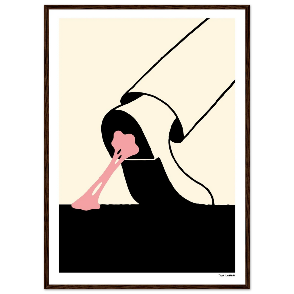 Stuck Framed Print