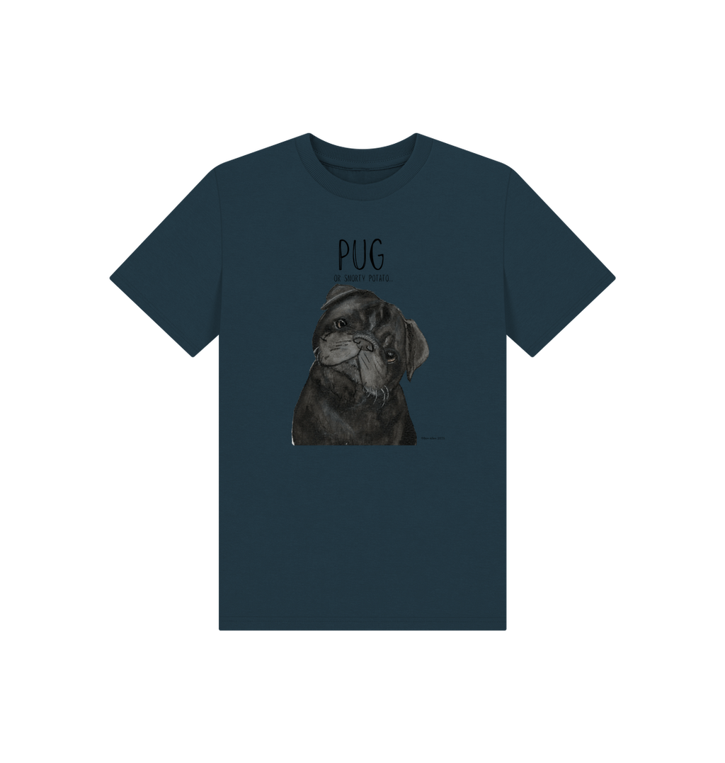 Pug Life Kids Tee Snorts Snoozes and Style