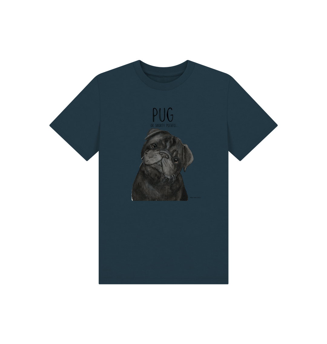 Pug Life Kids Tee Snorts Snoozes and Style