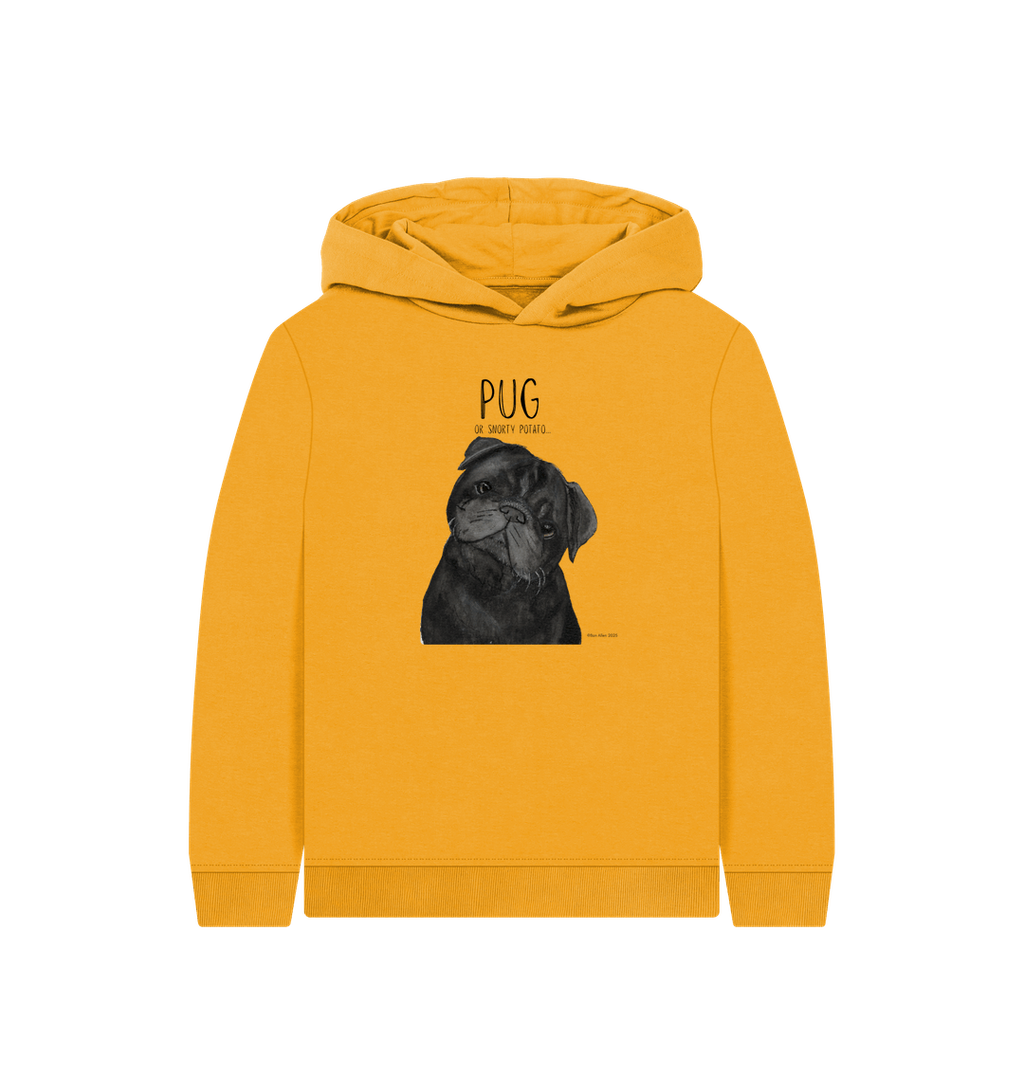 Pug Life Kids Hoodie Snorty Potato Edition