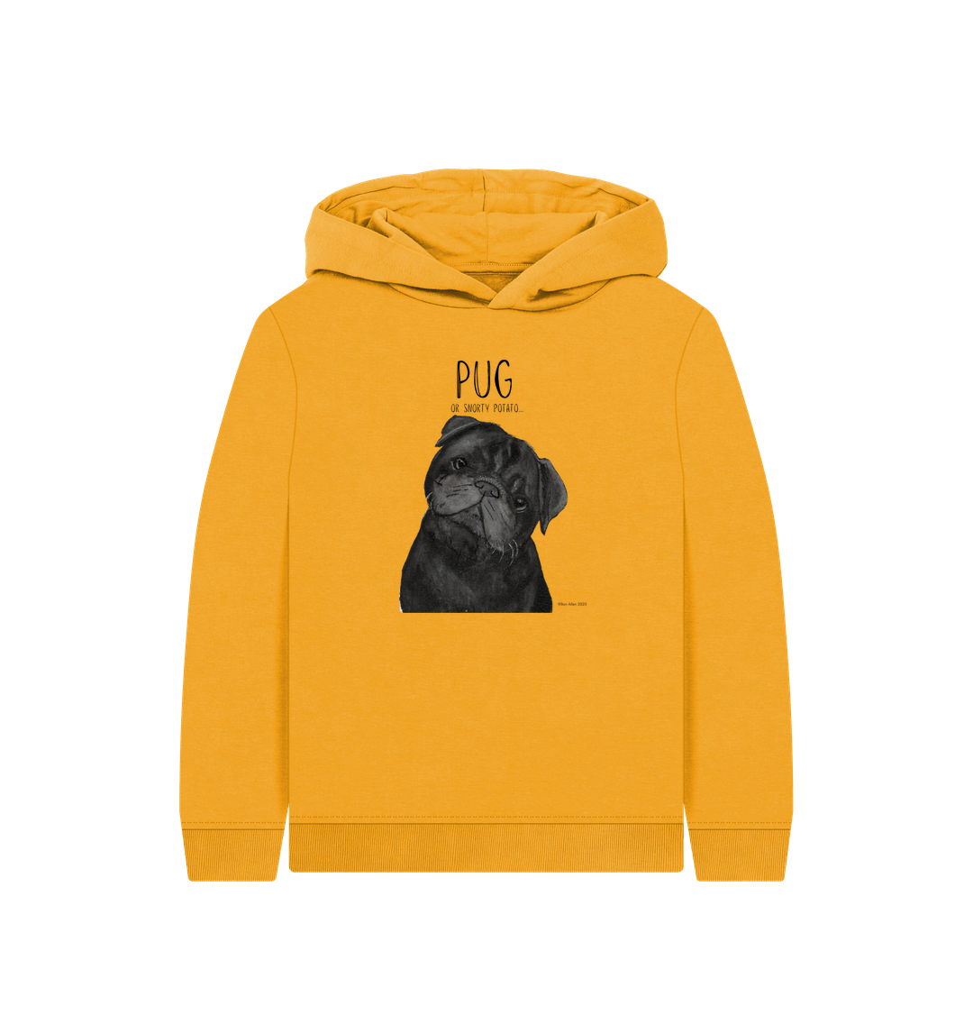 Pug Life Kids Hoodie Snorty Potato Edition