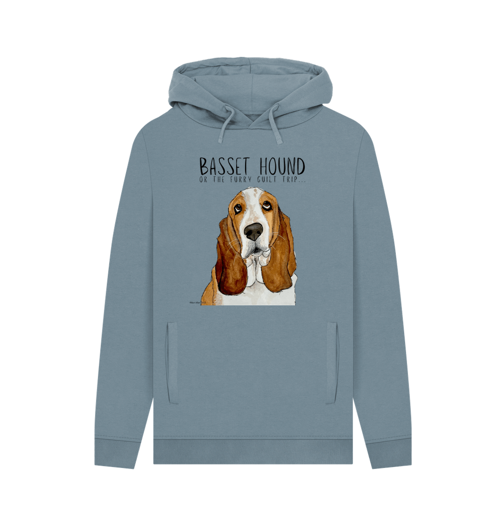 Basset Hound Hoodie for Men