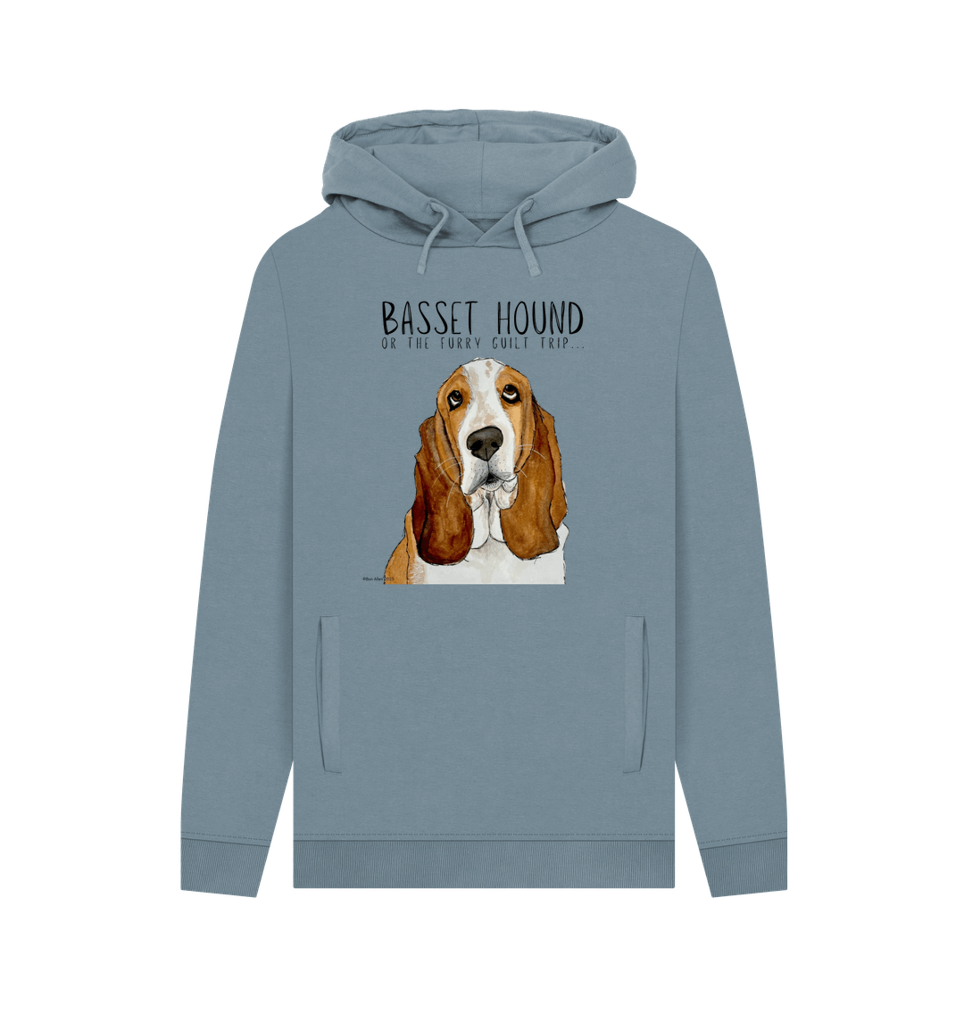 Basset Hound Hoodie for Men